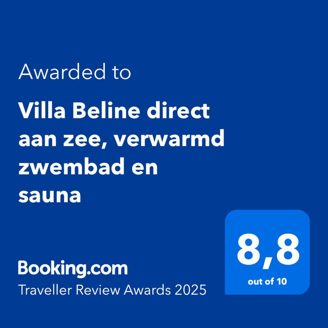 Villa Beline Direct Aan Zee, Verwarmd Zwembad En Sauna Tribanj-Kruscica Eksteriør bilde