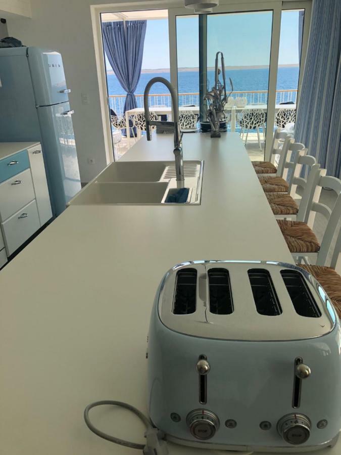 Villa Beline Direct Aan Zee, Verwarmd Zwembad En Sauna Tribanj-Kruscica Eksteriør bilde