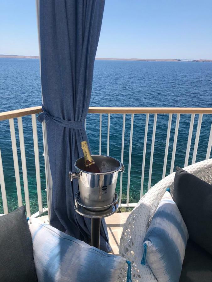 Villa Beline Direct Aan Zee, Verwarmd Zwembad En Sauna Tribanj-Kruscica Eksteriør bilde